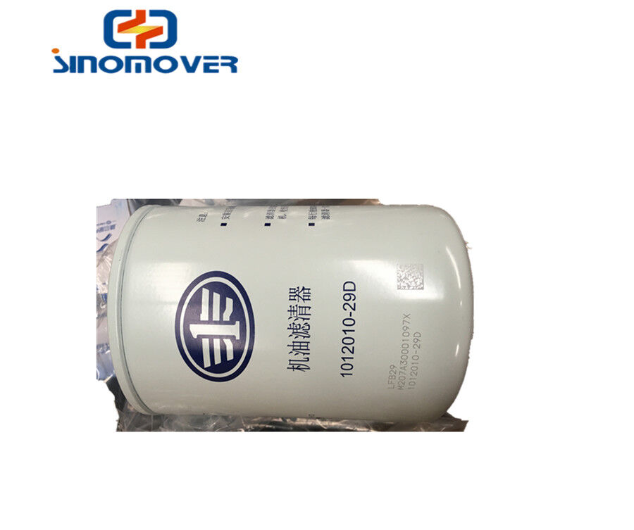 Oil Filter Faw Truck Spare Parts 1012010-29D Standard Size